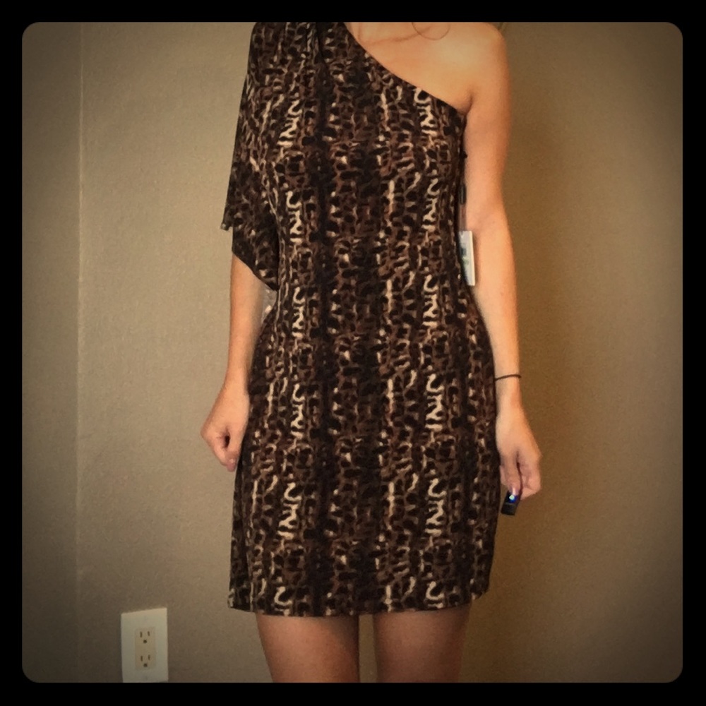 NWT Calvin Klein Leopard Dress
